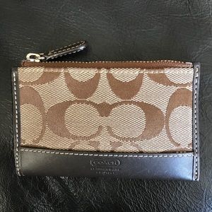 Coach mini wallet/card holder